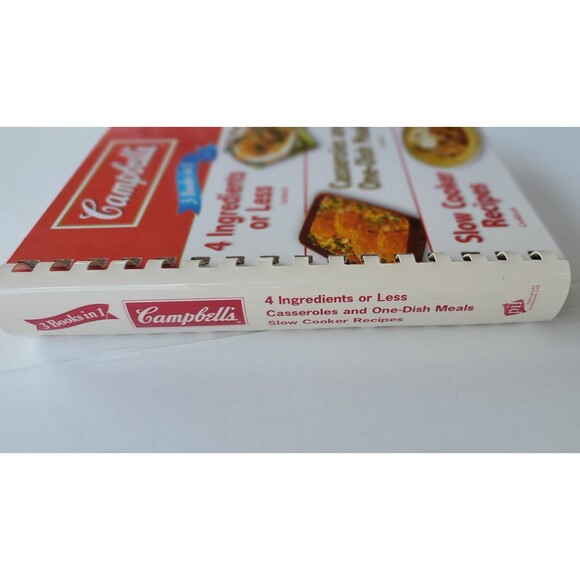 Campbell's 3 in 1: 4 Ingredients or Less Cookbook Casseroles Slow Cooker Recipes - Picture 2 of 16